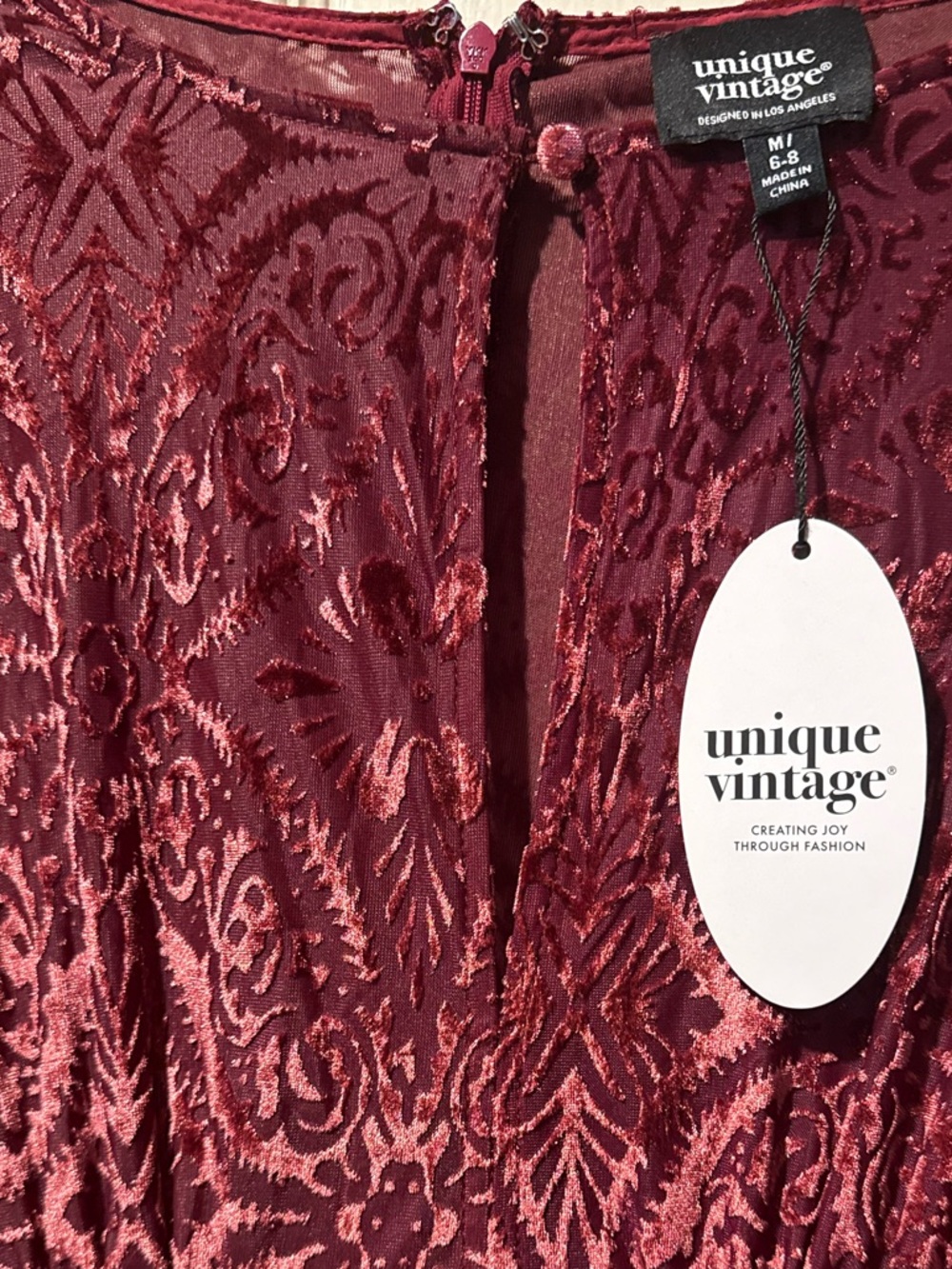 Unique Vintage flutter sleeve Kaftan Dress  Fringe Detail & cold shoulder design - Picture 11 of 17